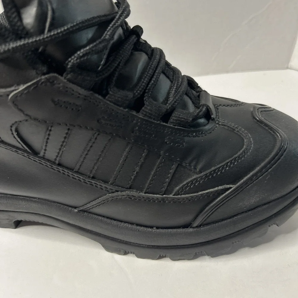 Cintas Work Shoes Men's 10 Wide Upper Leather Pil Resistant